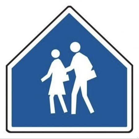 Accuform PEDESTRIAN SIGNS 30 X 30 HIGH FRW332HP FRW332HP